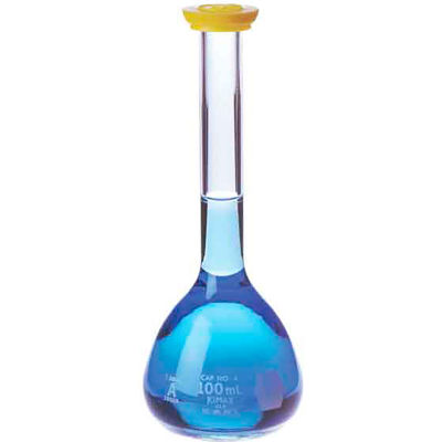 Kimble Kimax Class A Volumetric Flasks With Snap Caps 2000ML Case Of 4