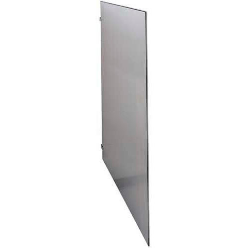 Asi Global Partitions Stainless Steel Partition Panel W O Brackets