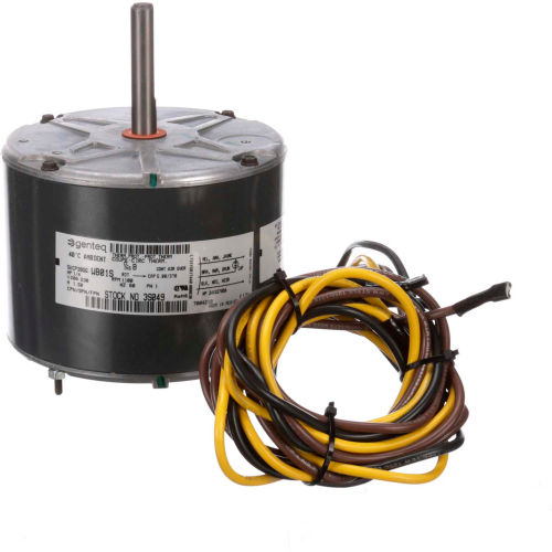 Genteq OEM Replacement Motor 1 4 HP 1100 RPM 208 230V TEAO