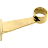 Lavi Industries, Contemporary Bracket, for 2" Tubing, Polished Brass