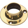 Lavi Industries, Flange, Wall, for 1" Tubing, Polished Brass