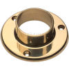 Lavi Industries, Flange, Wall, for 2" Tubing, Polished Brass