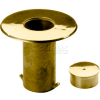 Lavi Industries, Floor Socket with Cap, for 2" Tubing, Polished Brass