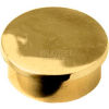 Lavi Industries, End Cap, Flush, for 1" Tubing, Polished Brass