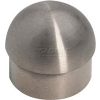 Lavi Industries, Half Ball End Cap, for 1.5" Tubing, Satin Stainless Steel