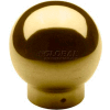 Lavi Industries, Ball Single Outlet, for 1.5" Tubing, Polished Brass