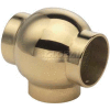 Lavi Industries, Ball Tee, for 1.5" Tubing, Satin Stainless Steel