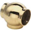 Lavi Industries, Ball Tee, for 2" Tubing, Satin Stainless Steel
