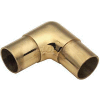 Lavi Industries, Flush Elbow Fitting, for 1.5" Tubing, Polished Brass