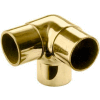 Lavi Industries, Flush Elbow Fitting, Side Outlet, for 1.5" Tubing, Polished Stainless Steel