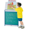 Jonti-Craft® Rainbow Accents® Big Book Easel - Chalkboard - Gray Top/Blue Edge