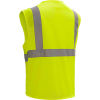 GSS Safety 1003 Standard Class 2 Mesh Hook & Loop Safety Vest, Lime, Medium