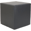 Interion® Cube Reception Ottoman - Gray