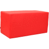 Interion® Rectangle Reception Bench - Leather - Red