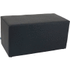 Interion® Rectangle Reception Bench - Black