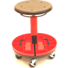 ShopSol Scooter Stool with Removable Tray - Height Adjustable 19" - 26"