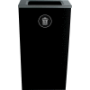 Busch Systems Spectrum Cube Slim - Waste, 10 Gallon - Black - 101158