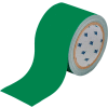 Brady® 104315 ToughStripe Floor Marking Tape, Polyester, 2"W X 100'L, Green