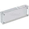 Global Approved 104431 Acrylic Vertical/Horizontal Block Frame, 3" x 8" ,1 Piece