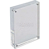 Global Approved 104434 Acrylic Vertical/Horizontal Block Frame, 5" x 7" ,1 Piece