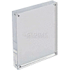 Global Approved 104436 Acrylic Vertical/Horizontal Block Frame, 8.5" x 11" ,1 Piece