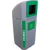 Busch Systems Outdoor Octo Container - Compost, 32 Gallon - Graystone/Green - 104441