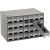 Akro-Mils Steel Small Parts Storage Cabinet 19228 - 17"W x 11"D x 11"H w/ 28 Gray Drawers