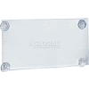 Global Approved 106615 Acrylic Sign Holder W/ Suction Cups, 11" x 8.5"