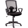 Alera® Mesh Office Chair with Swivel/Tilt - Fabric - Mid Back - Black - Etros Series