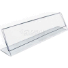 Global Approved 112702 Horizontal Nameplate Acrylic Sign Holder, 6" x 2"