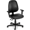 OFM Straton Series Vinyl Task Chair with Arms, Mid Back, in Black (119-VAM-AA-606)