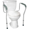 Toilet Safety Frame with Height and Width Adjustable Arms, Knocked Down
