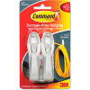 Command&#8482; Cable Bundler, White, 2/Pack