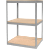 Global Industrial™ Record Storage Rack Without Boxes 42"W x 30"D x 60"H - Gray