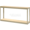 Record Storage Rack Without Boxes 72"W x 15"D x 36"H - Tan