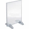 Global Approved 132718 Vertical/Horizontal Dual-Stand Sign Holder, 8" x 10"