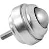 Ashland Threaded 1/4-20 Stud Ball Transfer 14038 1" Dia. Carbon Steel Ball 75 Lb
