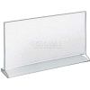 Global Approved 142713 Horizontal Top Load Acrylic Sign Holder, 14" x 8.5"