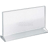 Global Approved 142718 Horizontal Top Load Acrylic Sign Holder, 11" x 7"