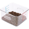 Rubbermaid® Commercial SpaceSaver Square Containers, 4 Qt., 8 4/5"W x 8 3/4"D x 4 3/4"H, Clear