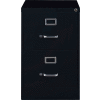 Hirsh Industries® 25" Deep Vertical File Cabinet 2-Drawer Legal Size - Black