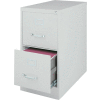 Hirsh Industries® 26-1/2" Deep Vertical File Cabinet 2-Drawer Letter Size - Light Gray