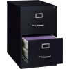 Hirsh Industries® 26-1/2" Deep Vertical File Cabinet 2-Drawer Legal Size - Black