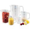 Rubbermaid Commercial Fg321000 Clr Bouncer® Measuring Cups - 1 Cup - Pkg Qty 12