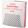 Bagcraft Papercon® Grease-Resistant Paper Wrap/Liner, 12 x 12, Black Checker Print