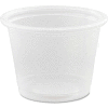 Dart® Conex Polypropylene Portion Container, Translucent, 1 Oz., 125/Bag; 20/Bags Carton