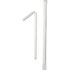 Dixie® Wrapped Flex Straws, 7 3/4", Polypropylene, White