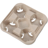Huhtamaki HUH FLIGHT - Disposable Cup Holder Tray, 8 to 32 Oz. Cups, 300 Qty.