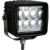 Buyers 3.23" Square Clear Spot Light With 6 LED - 1492237