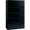 Hirsh Industries® HL10000 Series® Lateral File 42" Wide 5-Drawer - Black